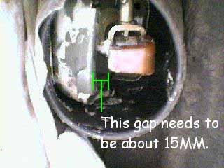 underneath your shifter